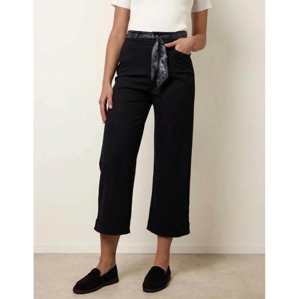 Blue Vanilla Scarf Belt Trousers