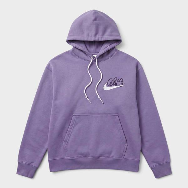 Nike Solo Swoosh Graphic Hoodie Purple