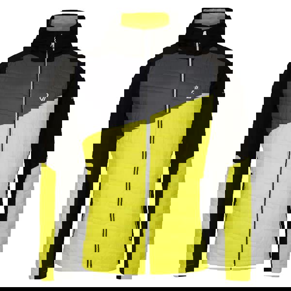 Dare 2B Mens Touring Contrast Panel Hybrid Jacket - Neon Spring/Black