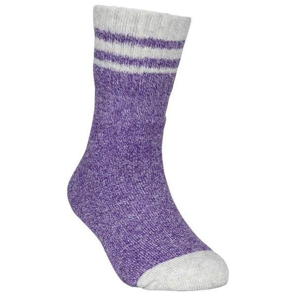 Trespass Childrens/Kids Vic Anti-Blister Boot Socks - Purple Marl - 