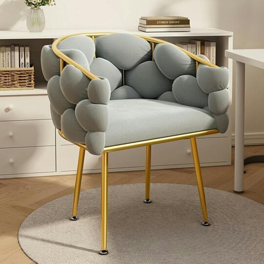 Havendro Bedroom Dressing Chair Luxury Backrest Chair Single Leisure Sofa Chair
