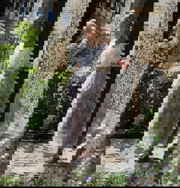 Young girl in doorway