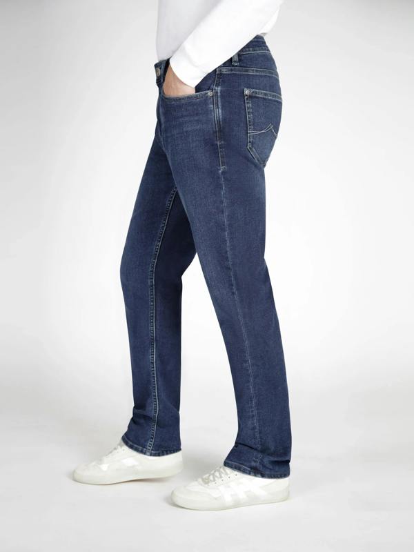 Mish Mash Mirage Tapered Stretch Denim Jean - Mid Blue