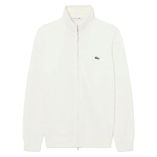 Lacoste AH1957 Full Zip High Neck Cotton Knit