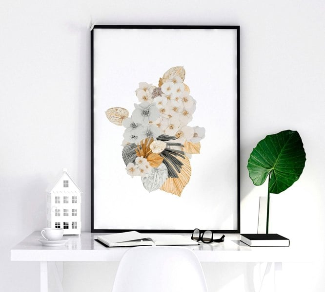 Wall pictures bedroom | set of 3 unique wall art