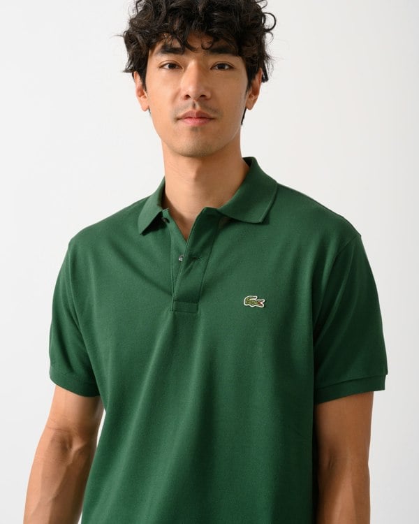 Lacoste Classic Fit L.12.12 Mens Short Sleeve Polo Shirt - Green 132