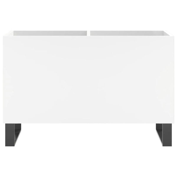 Berkfield Record Cabinet White 74.5x38x48 cm Engineered Wood