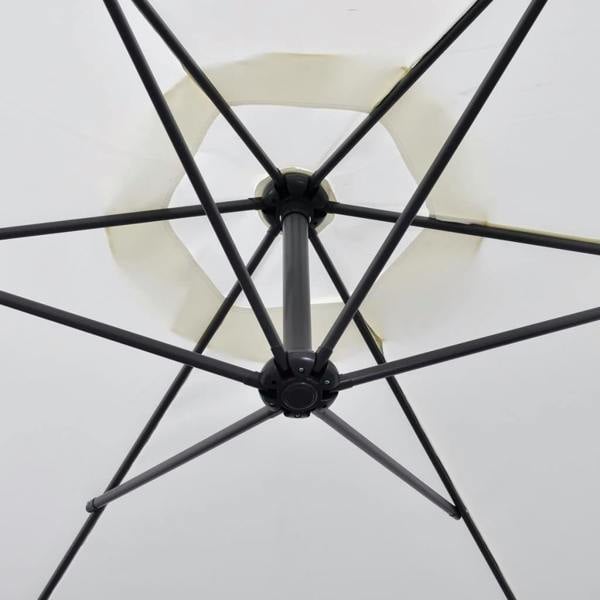 Berkfield Cantilever Umbrella 3 m Sand White