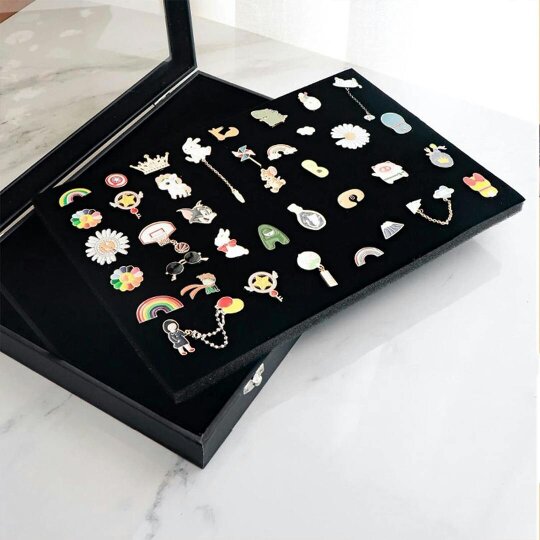 Havendro Display Case Shadow Box Badge Storage Display Storage