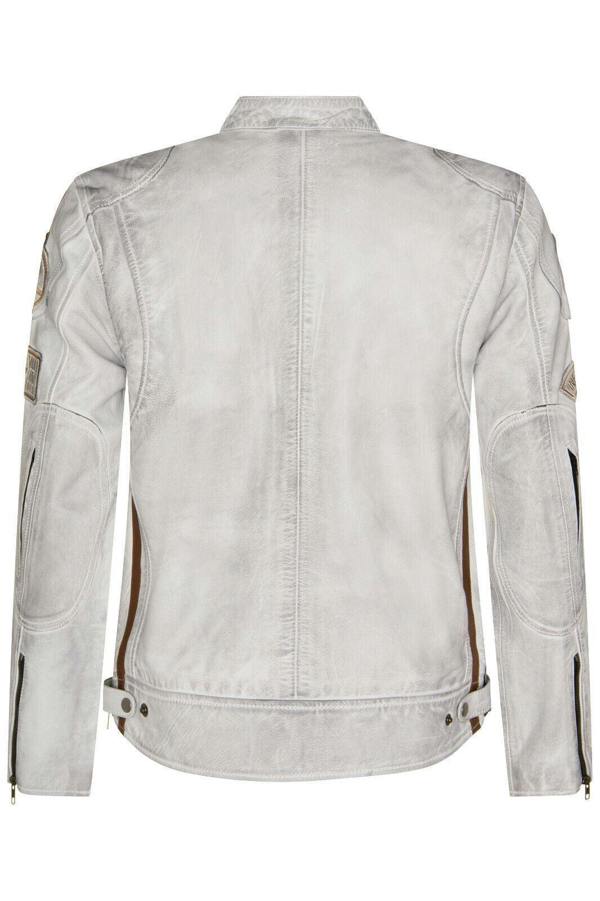 Infinity Leather Mens Racing Leather Biker Jacket-Portland