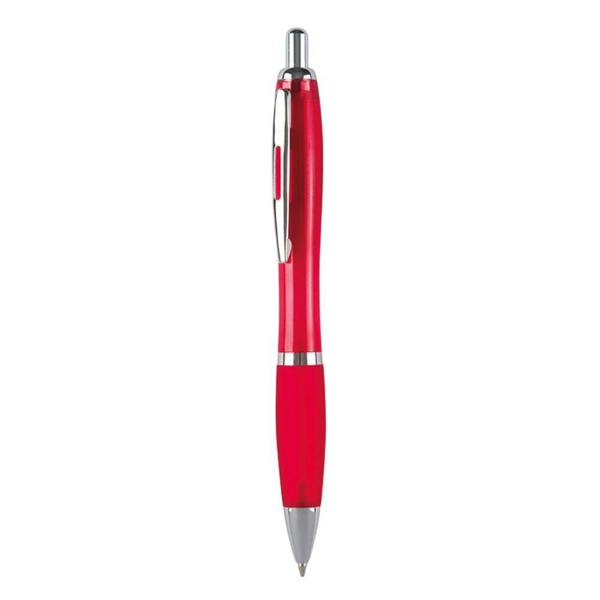 MidOcean Riocolour Ballpoint Pen - Transparent Red - 