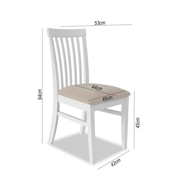 Statement Furniture Florence Highback Upholstered Chairs Set of 2