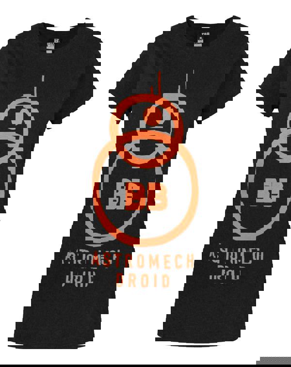 Star Wars Womens Black Bb-8 Short Sleeved T-Shirt