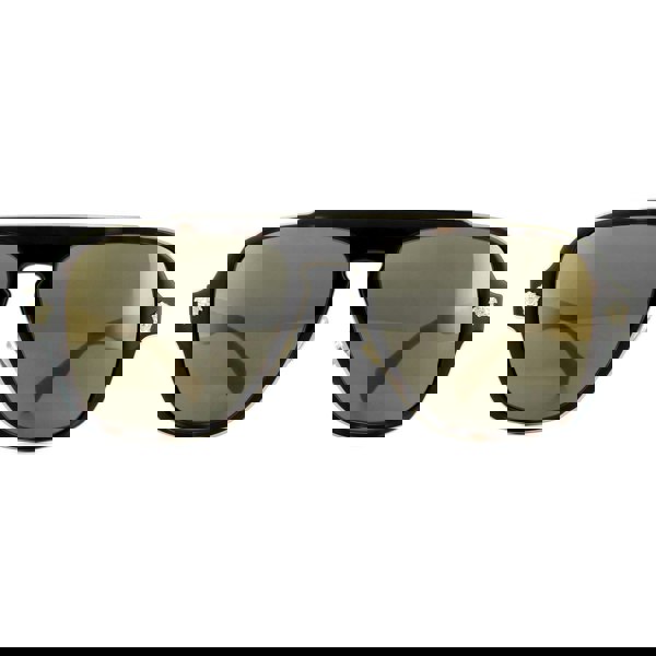 Versace Sunglasses VE2199 12524T Dark Havana Dark Grey Mirror Gold