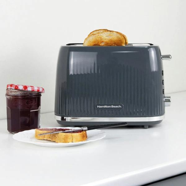 Hamilton Beach Miami Kettle & Toaster Set Charcoal Grey - Hamilton Beach UK