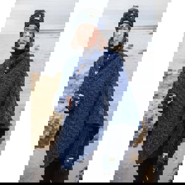 Aran Classic Cable Fingerless Gloves Aran Classic Cable Fingerless Gloves | Soft Cozy Knit Design