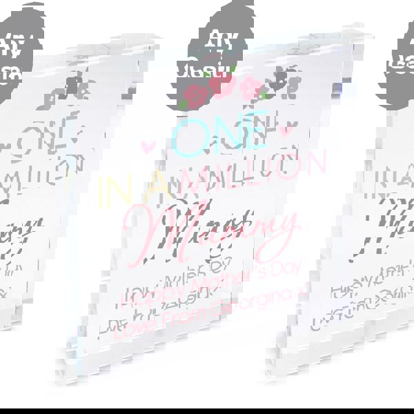 Personalised Memento Company Personalised One in a Million Crystal Token