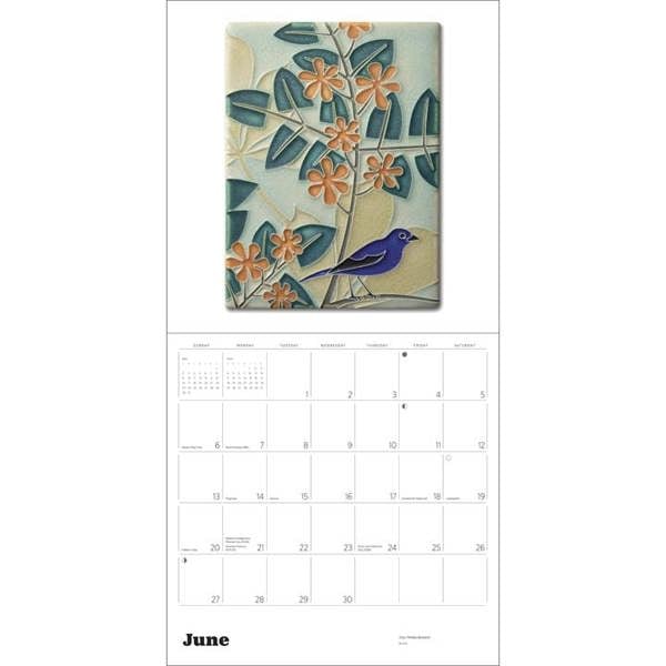 Motawi Tileworks, Arts & Crafts Tiles Calendar 2027, Wall Calendars, Month To View, Art, Gift