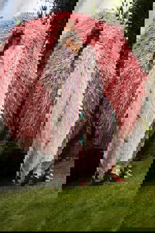 Selina Pastel Candy Maxi Kaftan