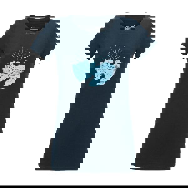 Regatta Womens/Ladies Breezed Mountain Scene T-Shirt - Navy