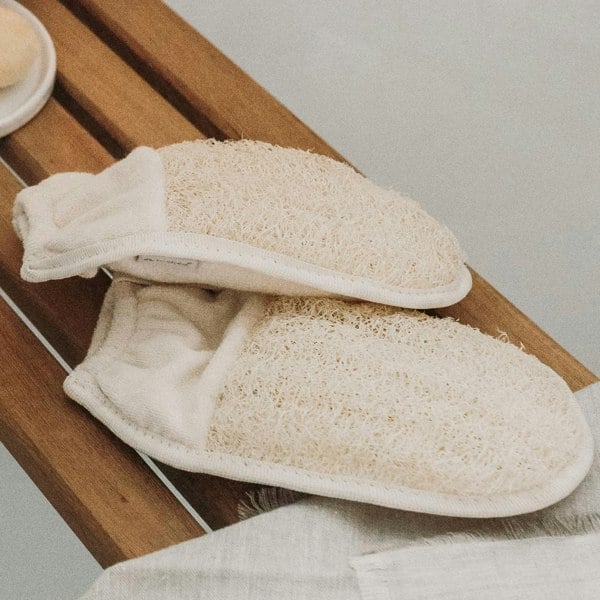 Hydréa London Organic Egyptian Loofah Spa Mitt