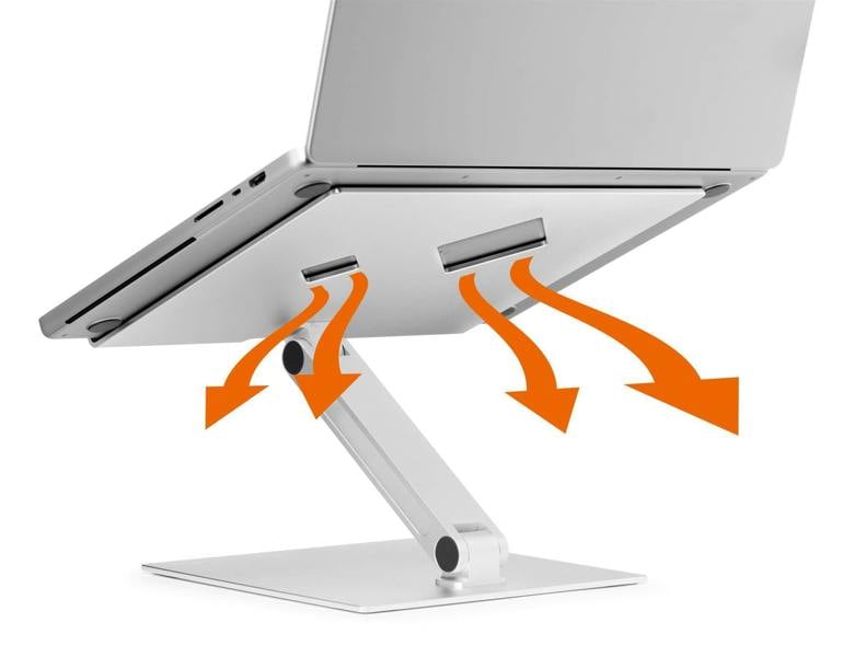 Durable Premium Aluminium Laptop Stand Rise | Contemporary Desktop Stand