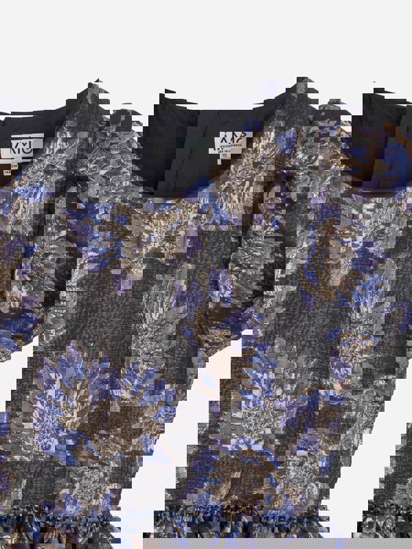 iAMe Girls All Over Print Dress in Black