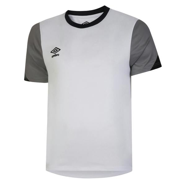 Umbro Mens Total Training Jersey - White/Titanium/Black - 