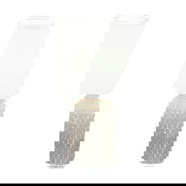 EGLO Bellariva 1-Light Grey And White Table Lamp