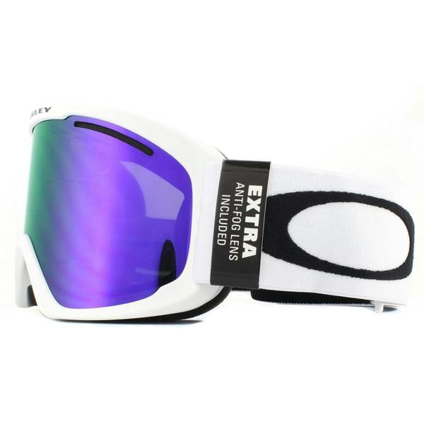 Oakley Ski Goggles O Frame 2.0 Pro XL OO7112-03 Matte White Violet Iridium