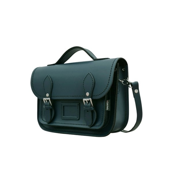 Zatchels Leather Midi Satchel - Pine