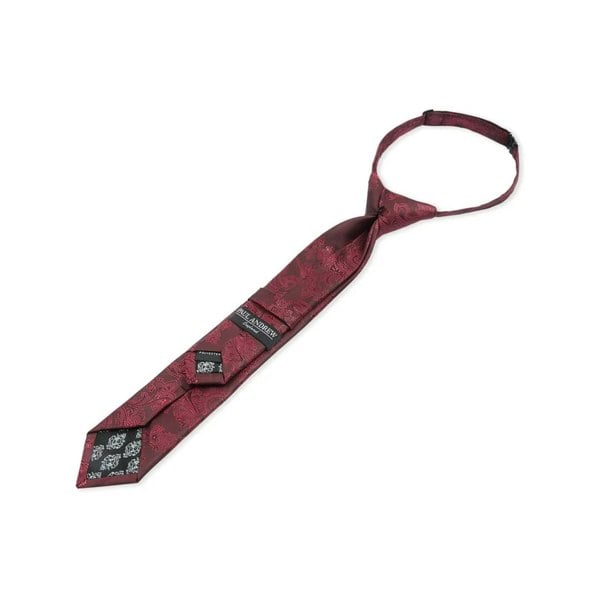 Paul Andrew Boys Paisley Necktie Floral Satin Tie