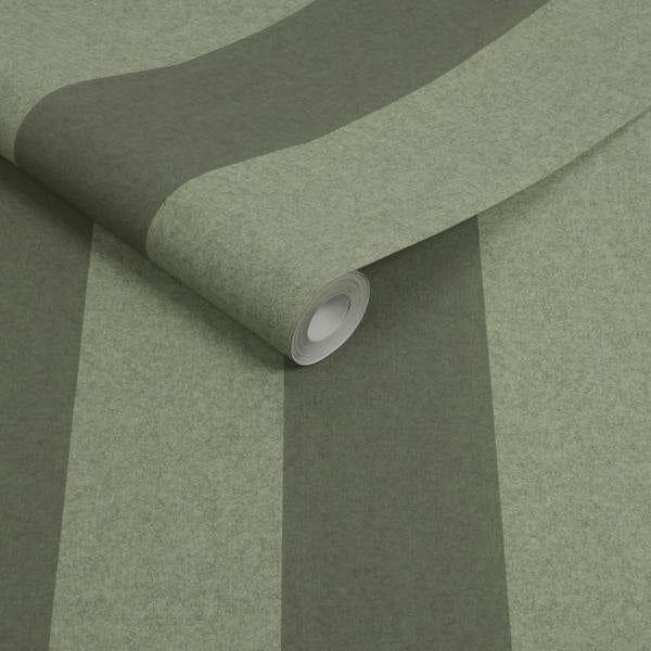 Superfresco Easy Regent Stripe Wallpaper - Forest - 10m