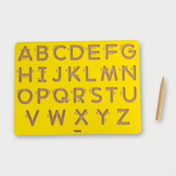 Viga Upper Case Letters Tracing Board