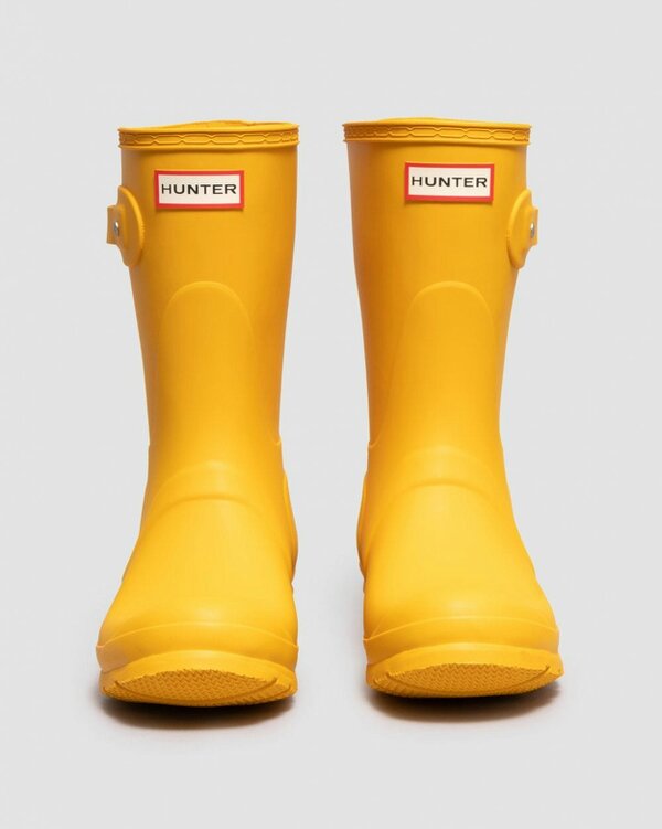 Hunter Original Short Womens Wellies - Yellow