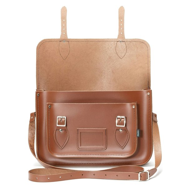 Zatchels Handmade Leather Satchel - Chestnut