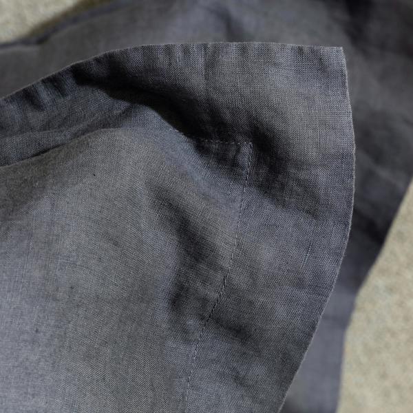 Midnight Grey French Bed Sets close-up detail 1 | Soak and Sleep