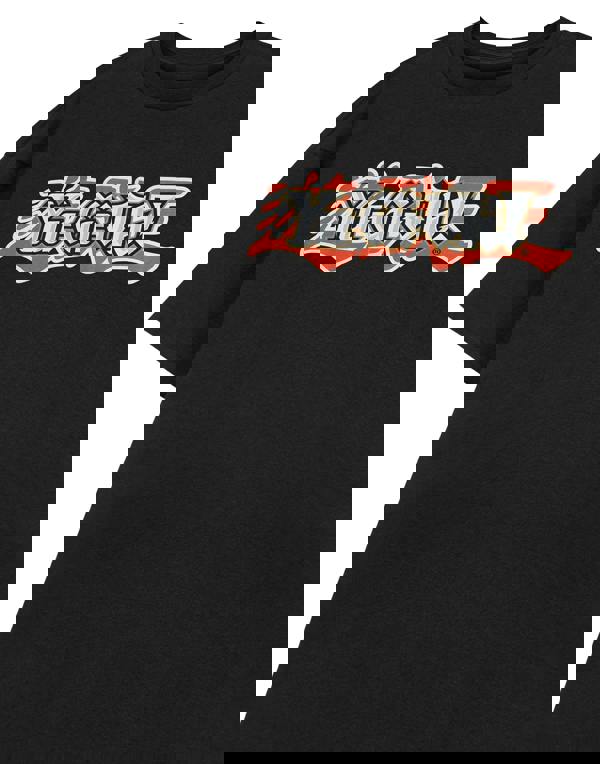 Yu Gi Oh Mens Black Logo Short Sleeved T-Shirt
