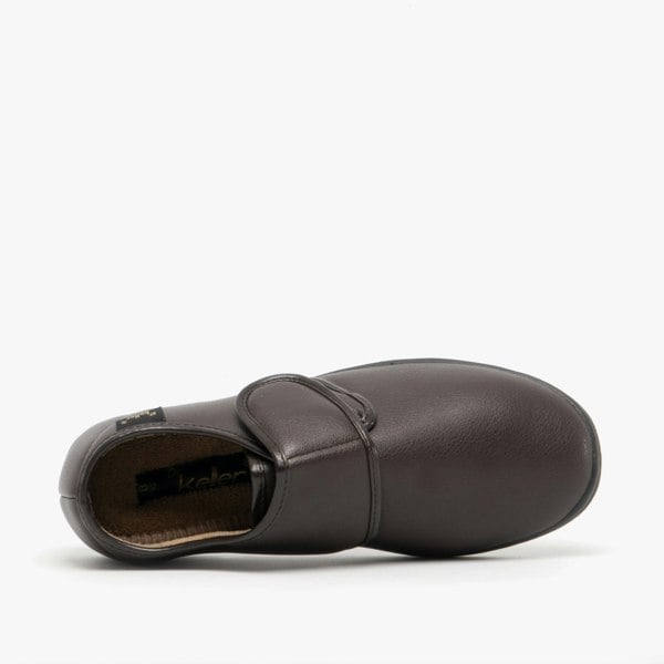 Dr Keller CHRIS Mens Full Slippers Brown