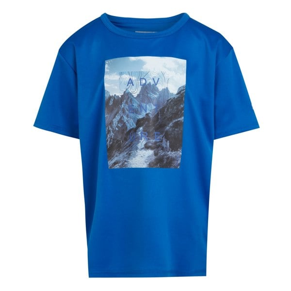 Regatta Childrens/Kids Alvardo VIII Mountain T-Shirt - Oxford Blue