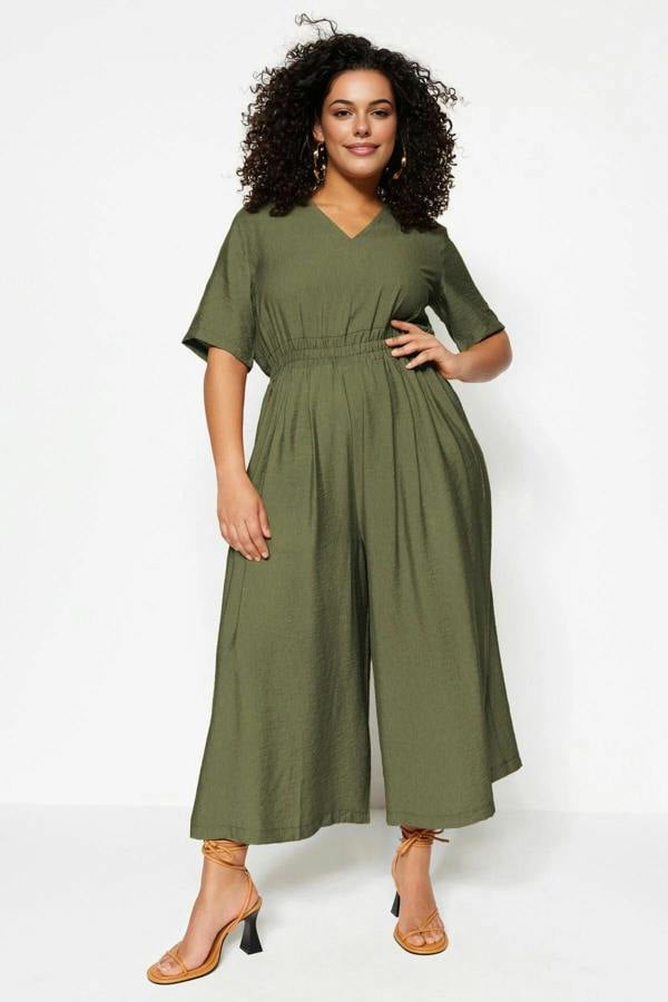 WOVCOR Jumpsuit with Waist Detail