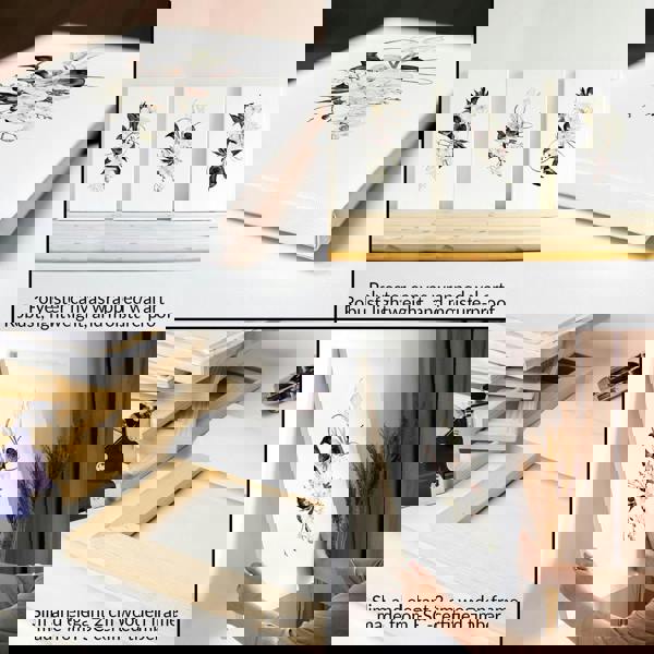 Botanical Print Set | Set of 3 wall art prints