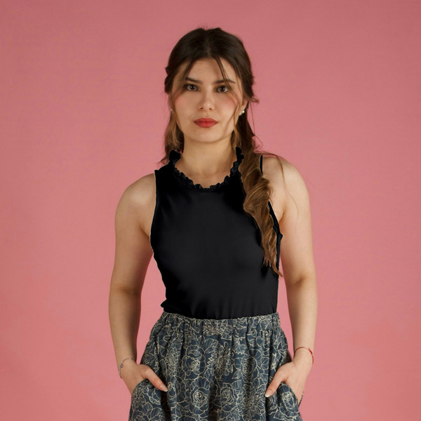 Frock Tales Buttercup Vest Top - Black