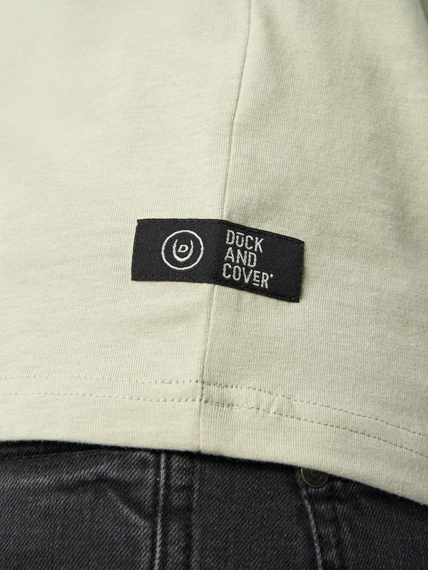 Duck and Cover Balding T-Shirt - Sage