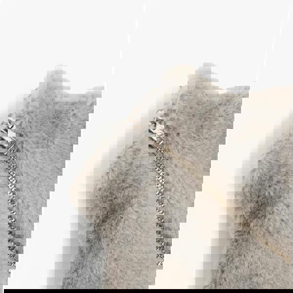 House of Slippers House of Slippers CLARA Faux Fur Hot Water Bottle Cover Grey