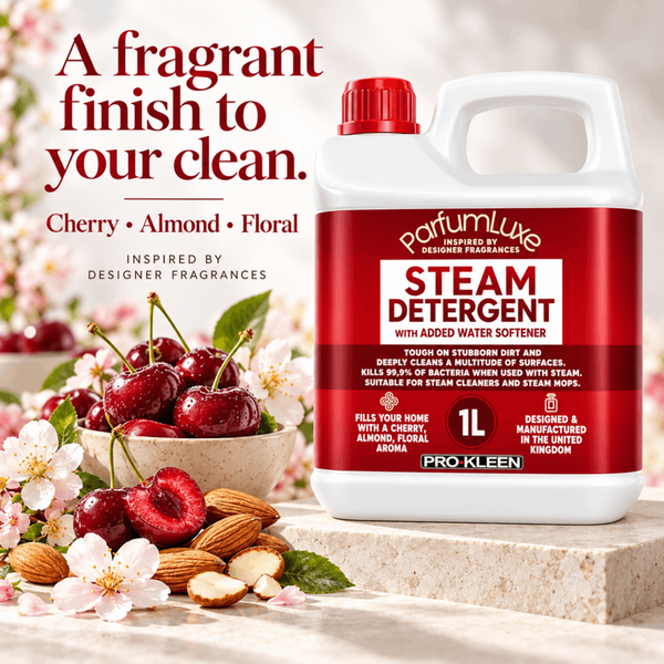 ProKleen Pro-Kleen Parfum Luxe Steam Mop Detergent Lost Cherry 1L x2 - Deeply Cleans, Removes Stains, Deodorises