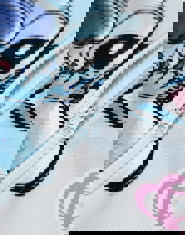 Disney Girls Blue Stitch Onesie