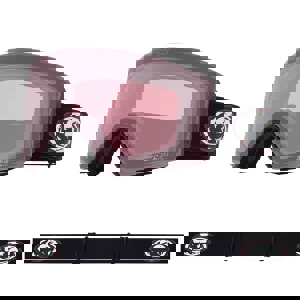 Dragon RVX MAG OTG - Old Skool with Lumalens Red Ionized & Lumalens Light Rose Lens