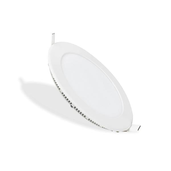 ENER-J 12W Recessed Round LED Downlight Mini Panel 175mm Diameter, 160mm Hole Size, CE Driver, 20000 Hours Long Life | Pack of 4 - 4000K