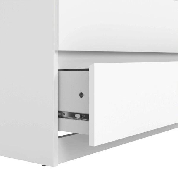 Wyld Haus Budapest White Wooden Storage Chest 5 Drawers